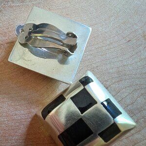 925 silver clip on earrings